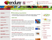 Tablet Screenshot of endure-network.eu